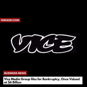 VIce media group files for bankruptcy