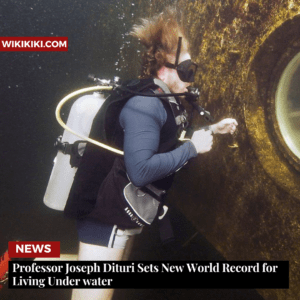 Professor Joseph Dituri Sets New World Record for Living Underwater
