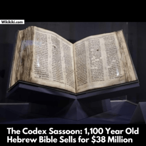The Codex Sassoon: 1,100-Year-Old Hebrew Bible Sells for $38 Million