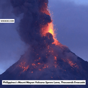 Mount Mayon Volcano Spews Lava