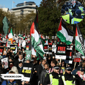 Pro-Palestinian March in London, 126 People Arrested